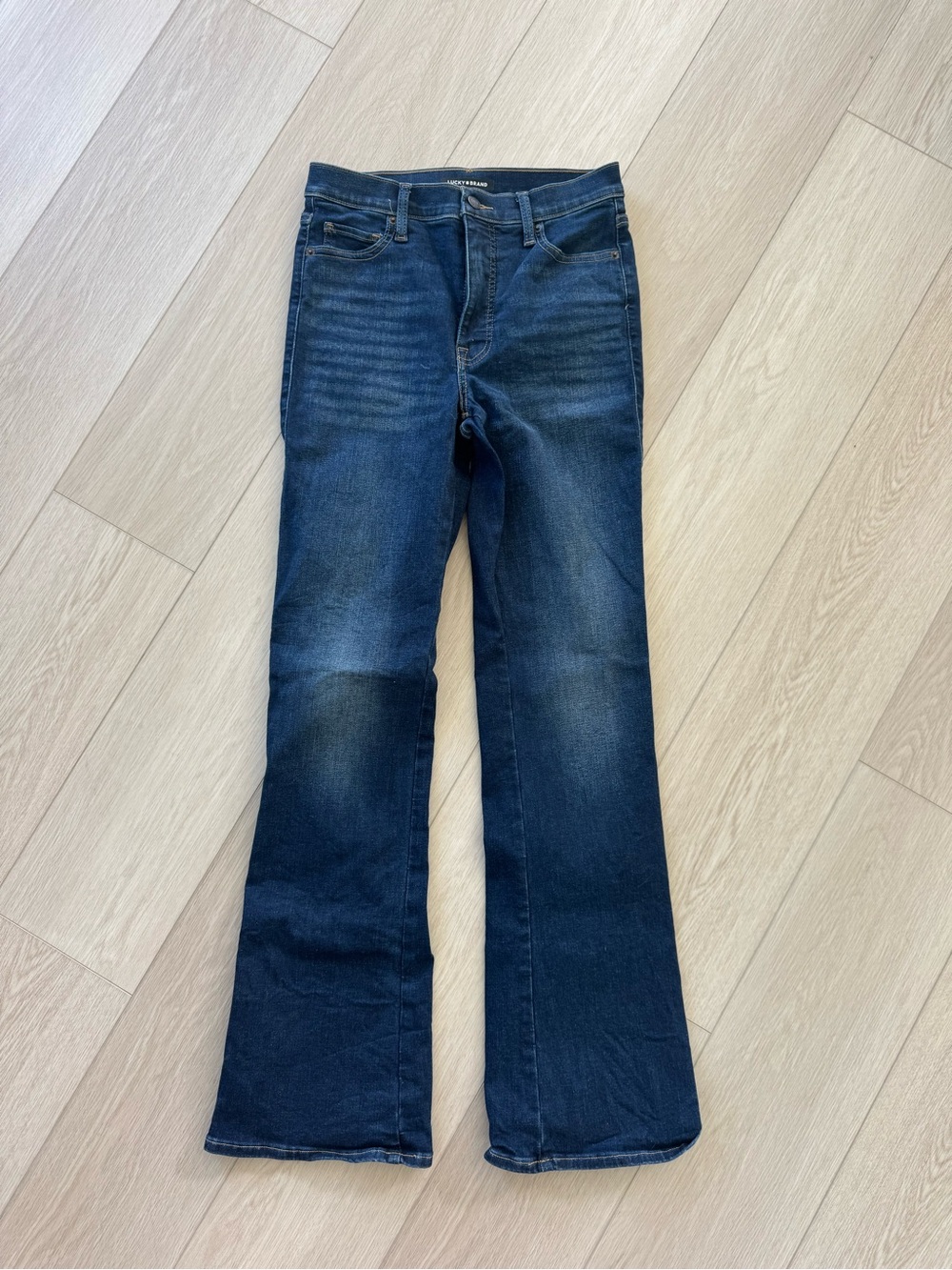Lucky Brand Dark Blue Flared Jeans